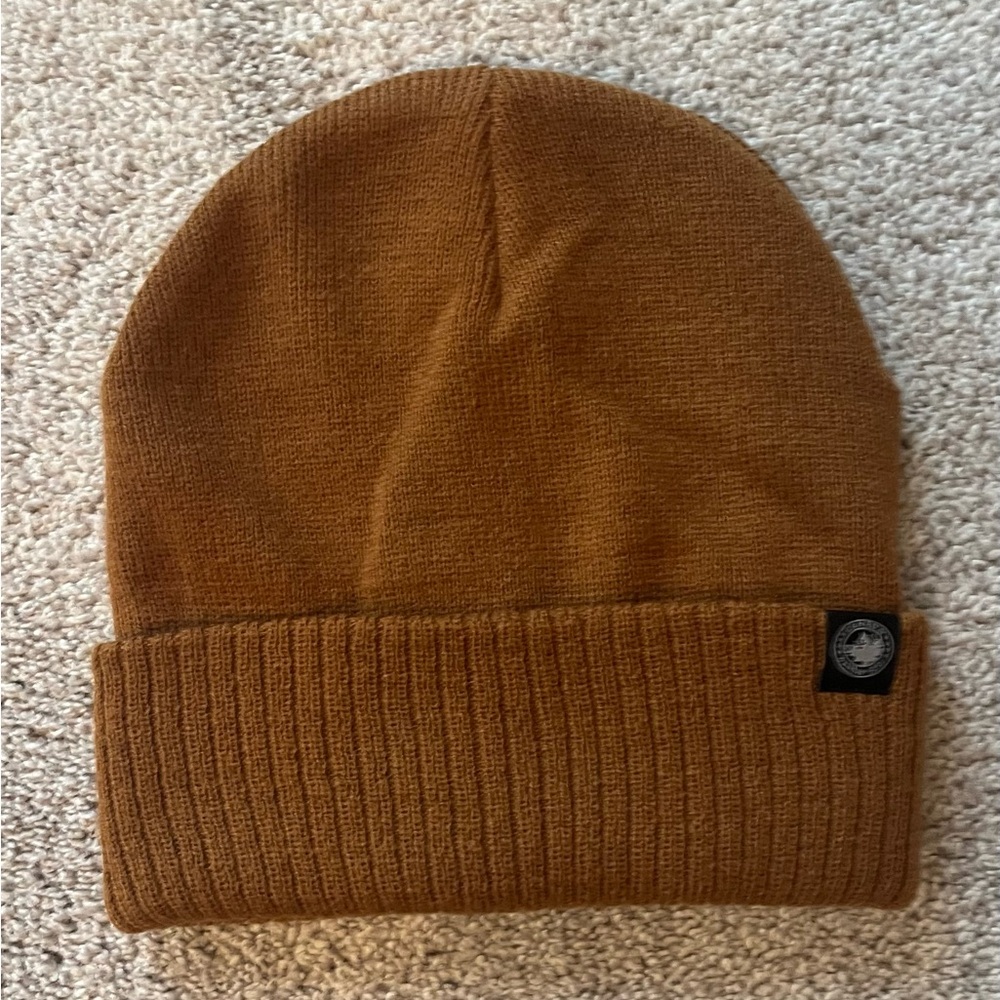 Brown Canada Weather Gear Knit Beanie
